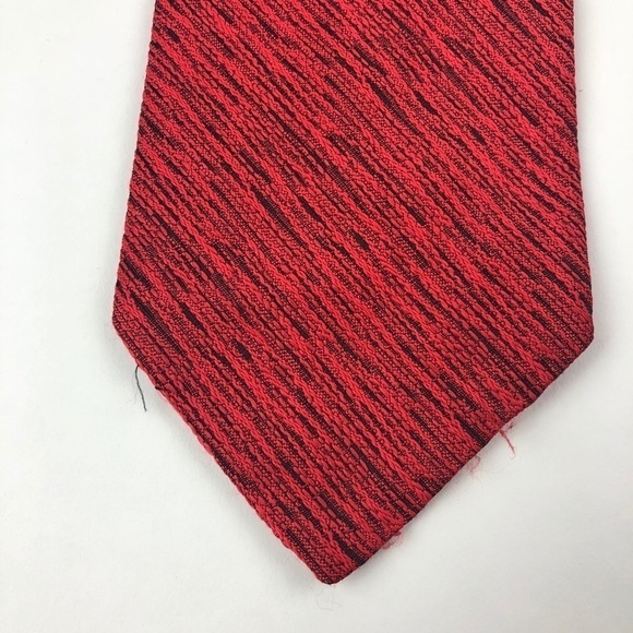 Werdenbergs Mens Tie, Red Polyester - Picture 4 of 6